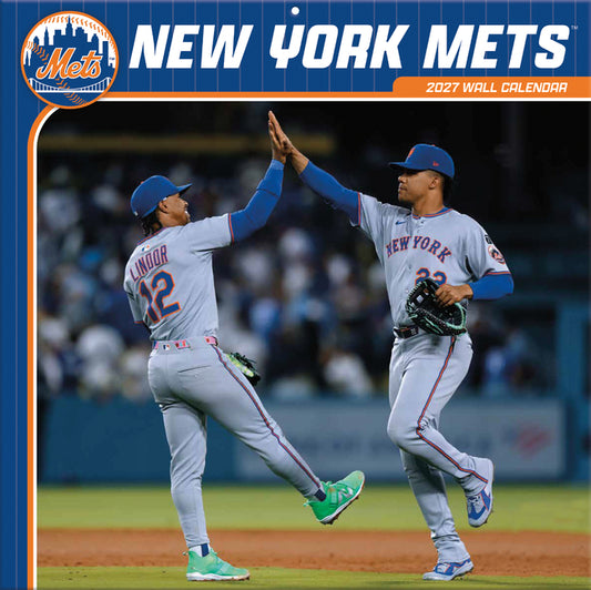New York Mets 2027 Wall Calendar