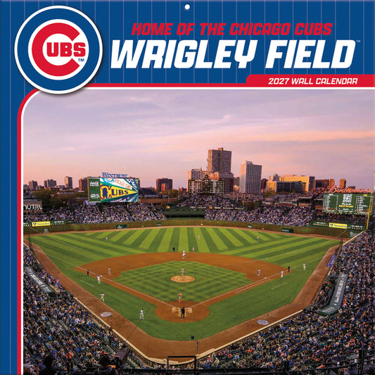 Chicago Cubs Wrigley Field 2027 Wall Calendar