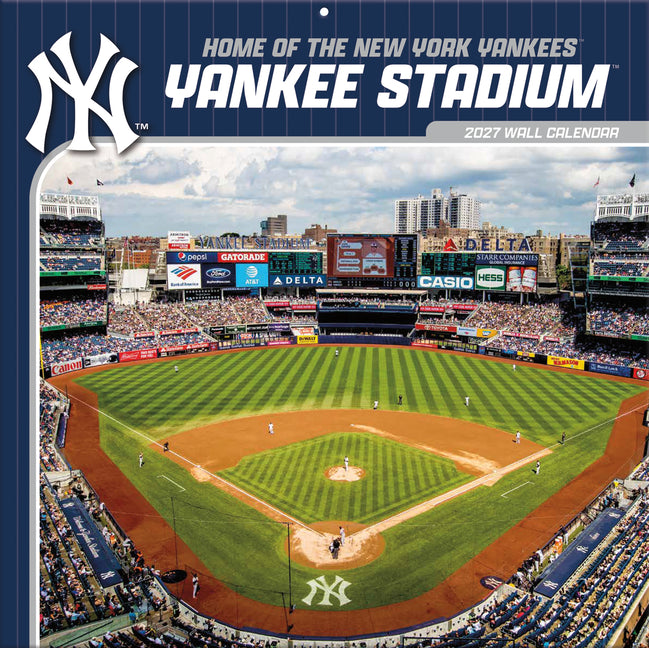 New York Yankees Yankee Stadium 2027 Wall Calendar