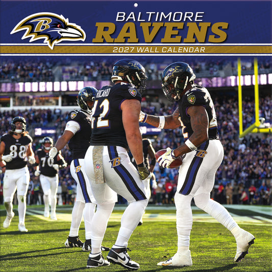 Baltimore Ravens 2027 Wall Calendar