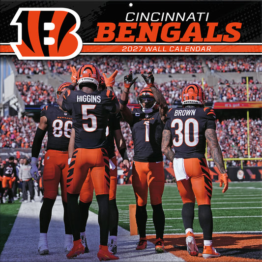 Cincinnati Bengals 2027 Wall Calendar