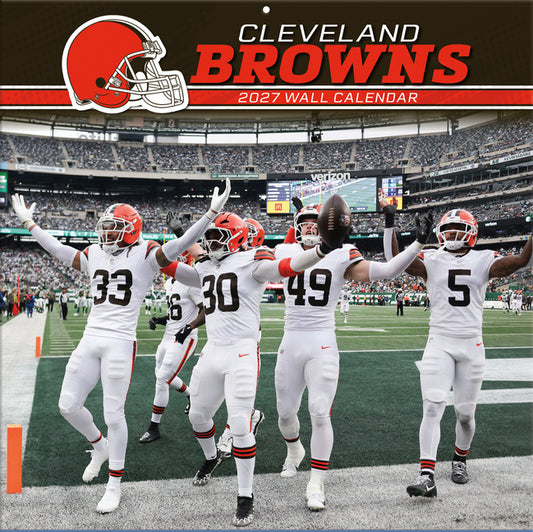 Cleveland Browns 2027 Wall Calendar
