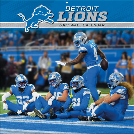 Detroit Lions 2027 Wall Calendar