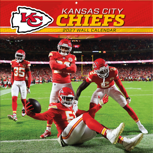 Kansas City Chiefs 2027 Wall Calendar