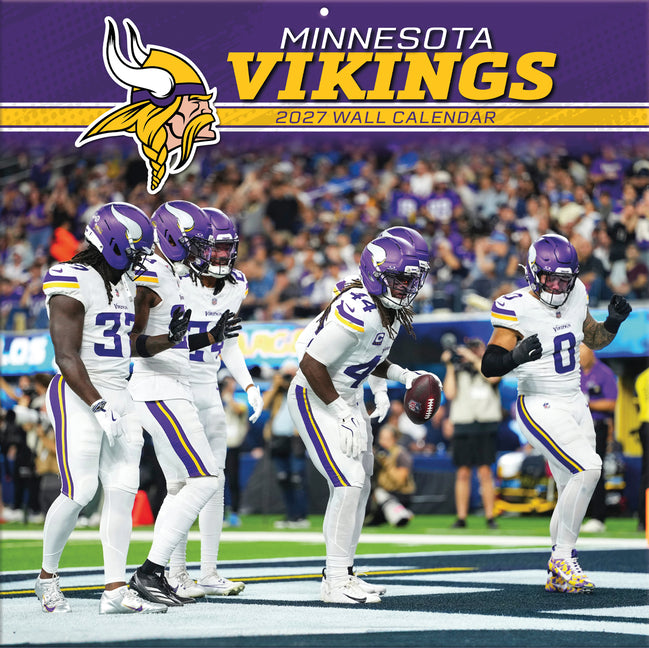 Minnesota Vikings 2027 Wall Calendar