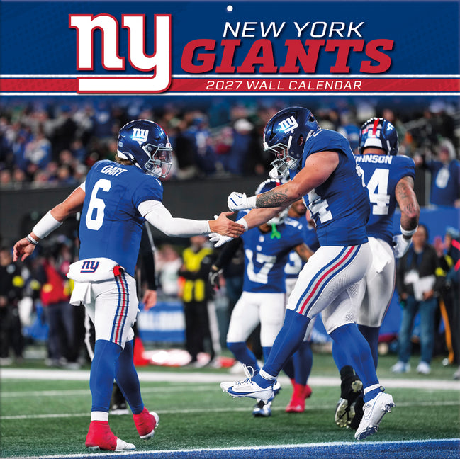 New York Giants 2027 Wall Calendar