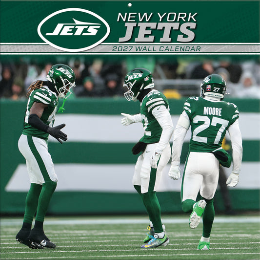 New York Jets 2027 Wall Calendar