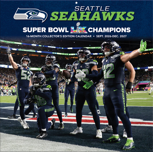 Seattle Seahawks 2027 Wall Calendar