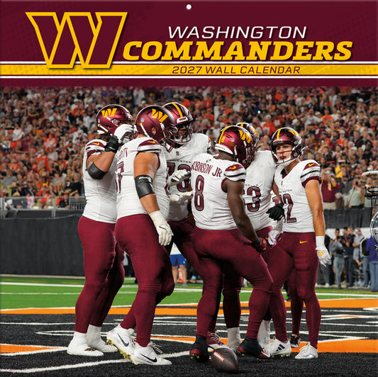 Washington Commanders 2027 Wall Calendar