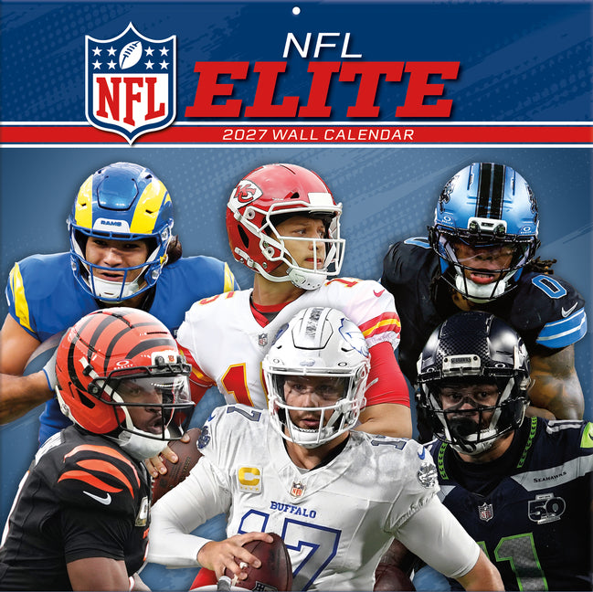 NFL Elite 2027 Wall Calendar