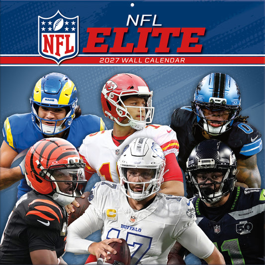 NFL Elite 2027 Wall Calendar