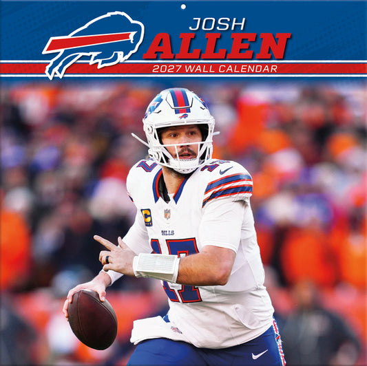 Buffalo Bills Josh Allen 2027 Wall Calendar