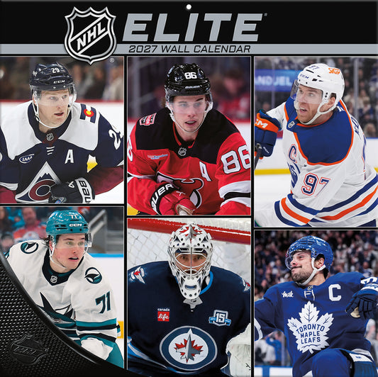 NHL Elite 2027 Wall Calendar