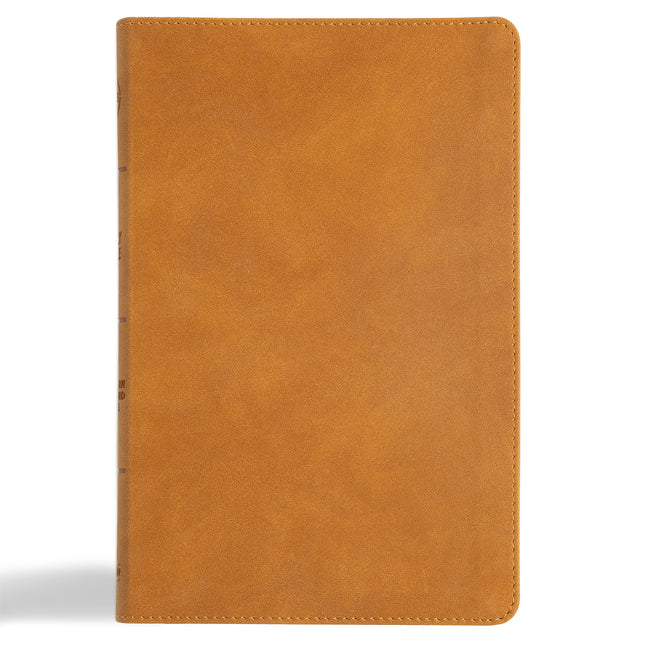 CSB Thinline Bible, Digital Study Edition, Camel Suedesoft Leathertouch (Digital Study)