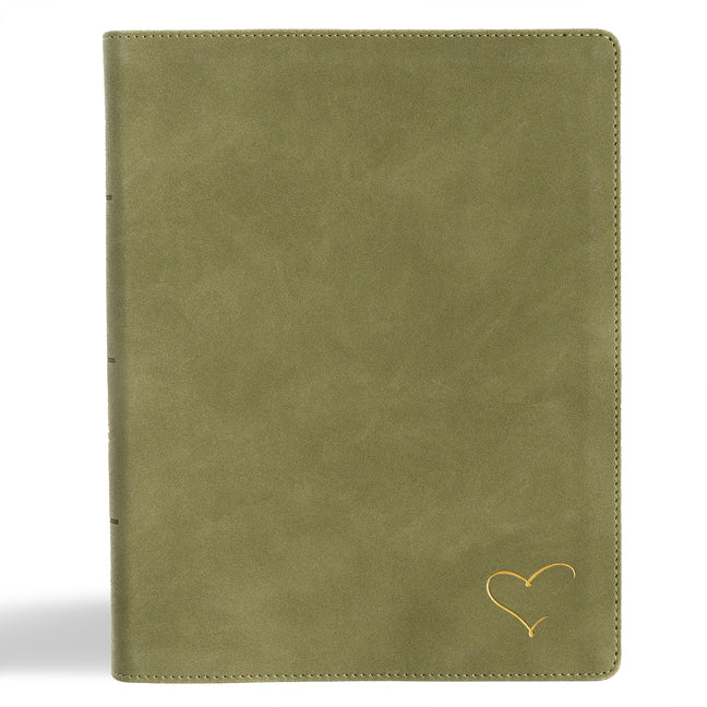 CSB Notetaking Bible, Revive Our Hearts Edition, Sage Suedesoft Leathertouch: With Prayers and Encouragement from Nancy DeMoss Wolgemuth
