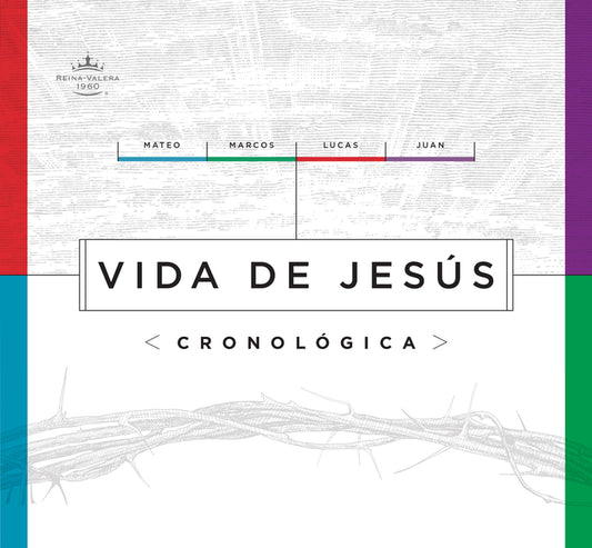 Rvr 1960 Vida de Jesus Cronologica, Tapa Dura