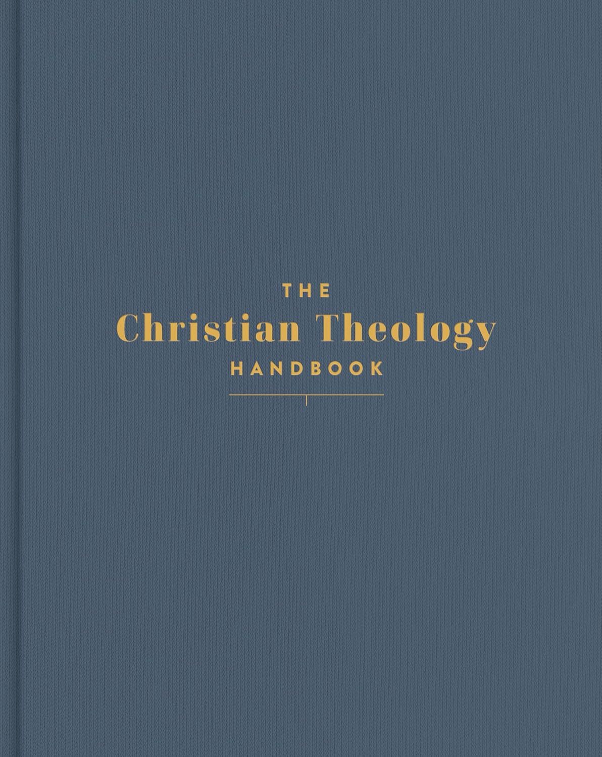 The Christian Theology Handbook, Denim Cloth Over Board