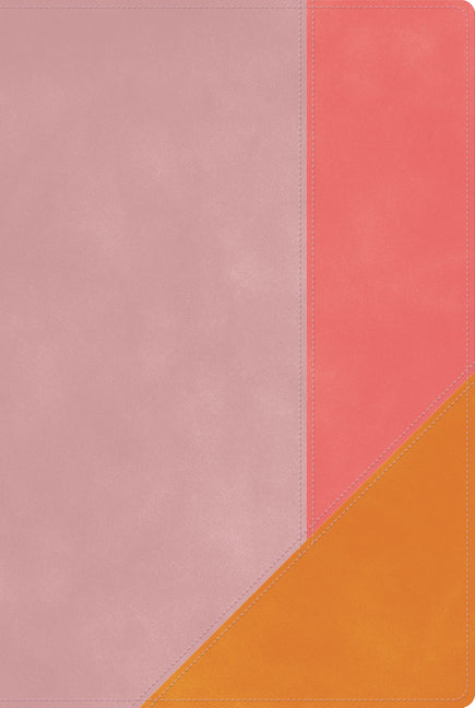 Rvr 1960 Biblia de Estudio Arcoiris, Rosa Cuarzo, Simil Piel