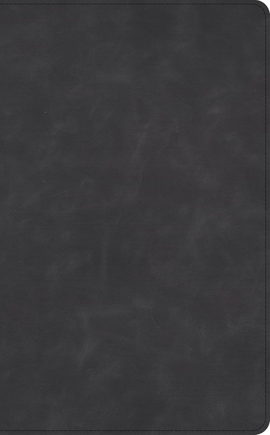 CSB Single-Column Wide-Margin Bible, Holman Handcrafted Collection, Marbled Slate Premium Calfskin