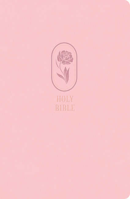 KJV Large Print Personal Size Reference Bible, Pink Leathertouch