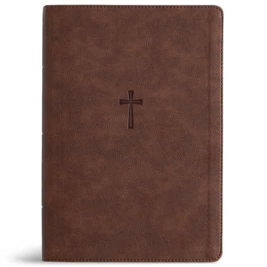 CSB Super Giant Print Reference Bible, Optimal Type, Digital Study Edition, Brown Leathertouch (Super , Digital Study)