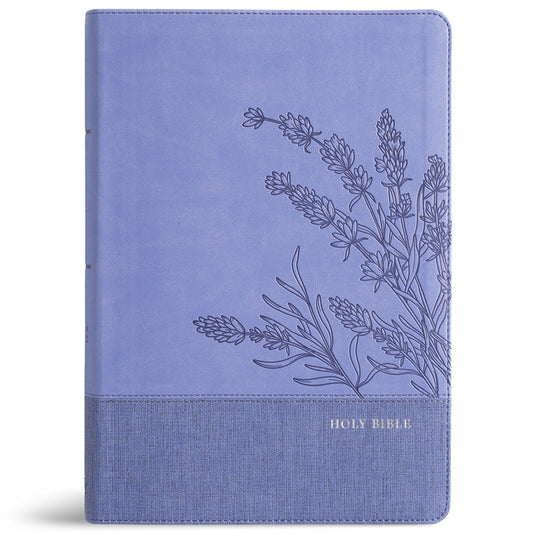 CSB Super Giant Print Reference Bible, Optimal Type, Digital Study Edition, Lavender Leathertouch (Super , Digital Study)