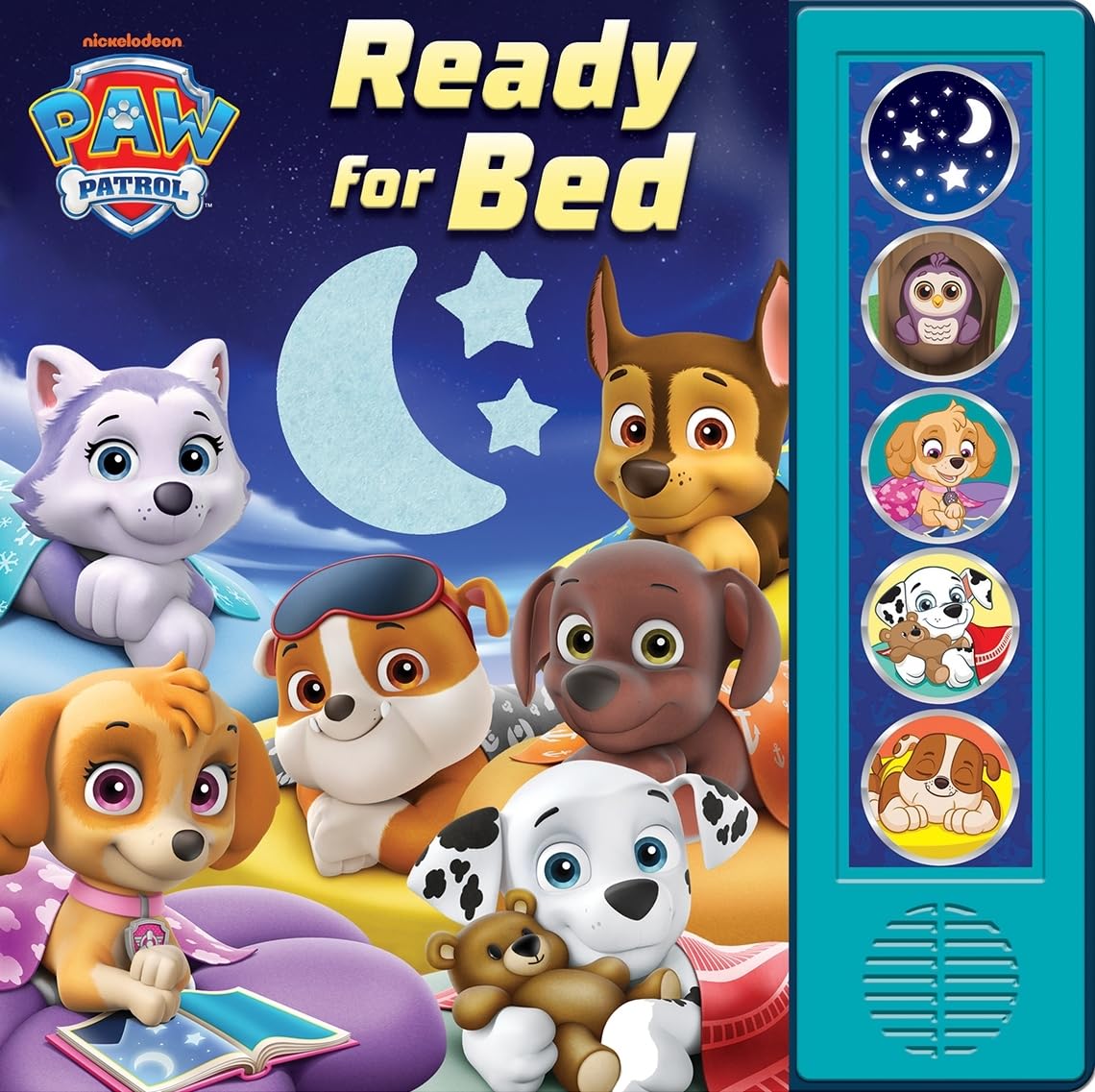 Nickelodeon Paw Patrol: Ready for Bed Felt Flaps Sound Book [With Battery]