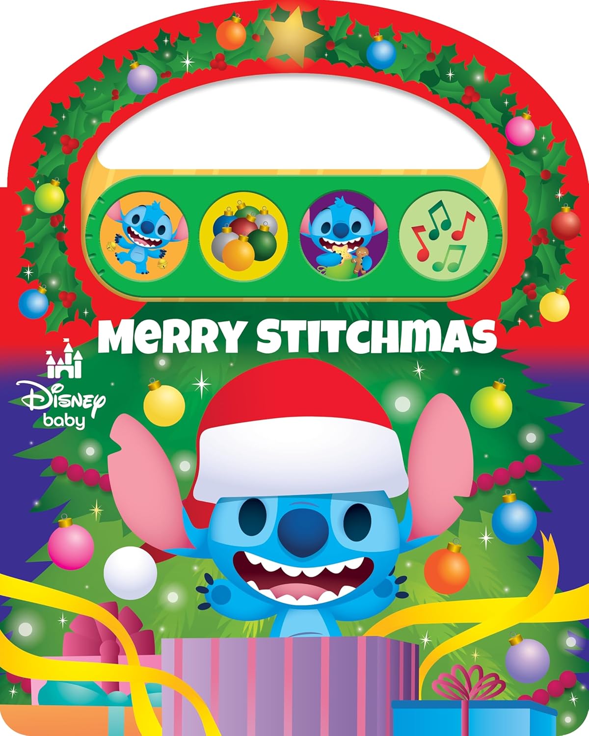 Disney Baby: Merry Stitchmas Sound Book [With Battery]