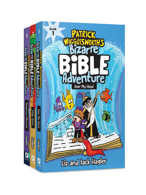 Patrick Wigglesworth's Bizarre Bible Adventure Old Testament 3-Book Set: Over My Head, Tricky Times, Dangerous Dilemmas