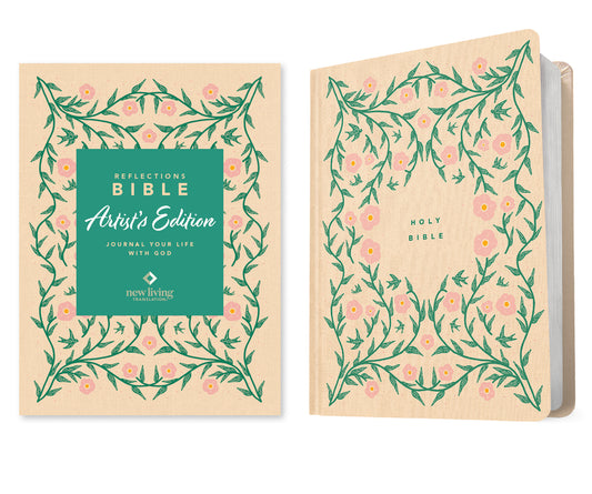 NLT Reflections Bible, Artist's Edition (Hardcover Cloth): Journaling Your Life with God