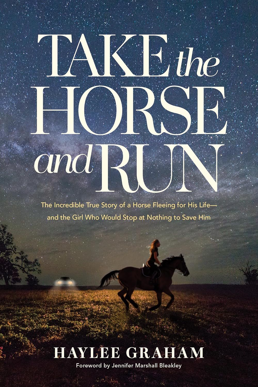 Take the Horse and Run: The Incredible True Story of a Horse Fleeing for His Life--And the Girl Who Would Stop at Nothing to Save Him