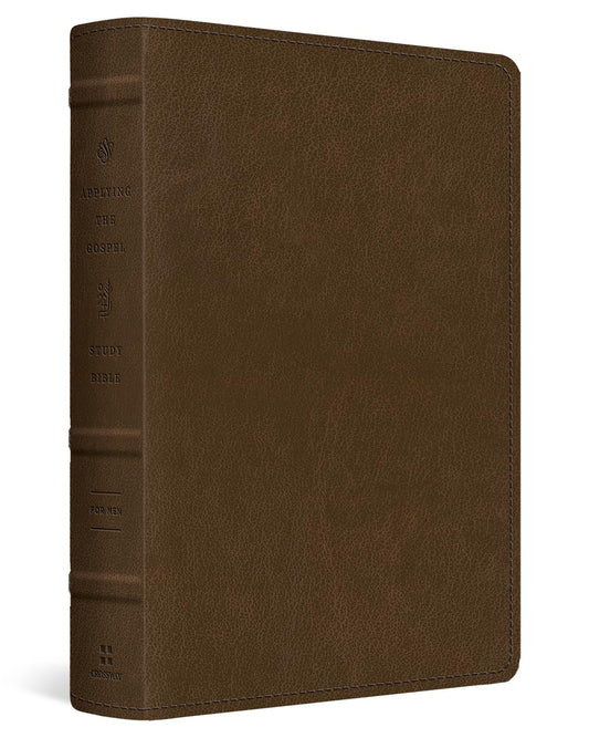 ESV Applying the Gospel Study Bible for Men (Trutone, Brown)