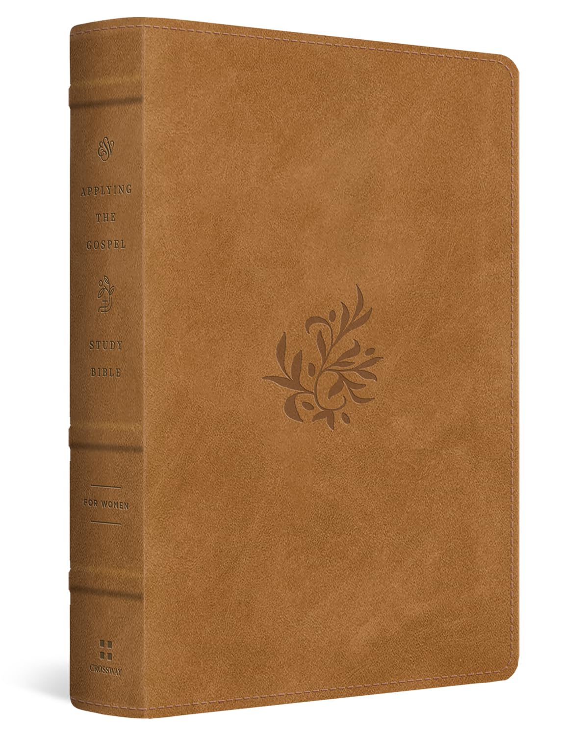 ESV Applying the Gospel Study Bible for Women (Trutone, Nubuck Caramel, Tender Branch Design)