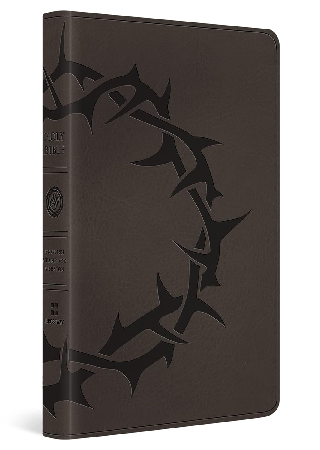 ESV Premium Gift Bible (Trutone, Charcoal, Crown Design)