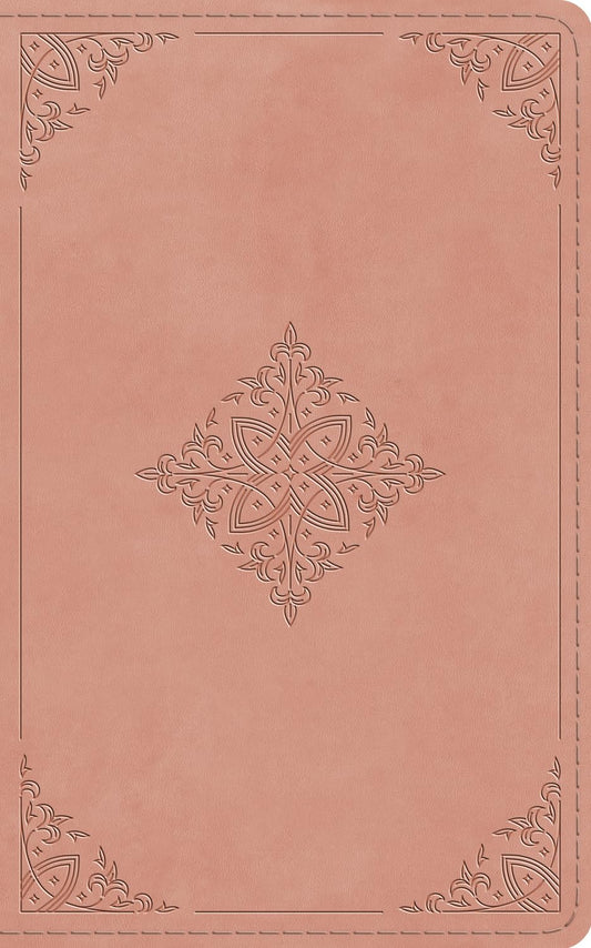 ESV Vest Pocket New Testament with Psalms and Proverbs, Red Letter (Trutone, Blush Rose, Fleur-De-Lis Design)