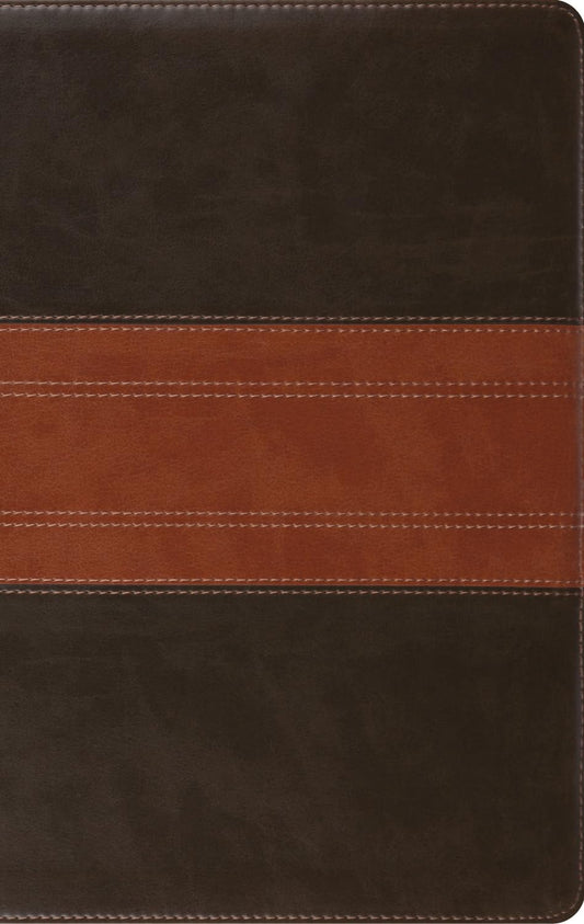 ESV Giant Print Personal Size Bible (Trutone, Forest/Tan, Trail Design)