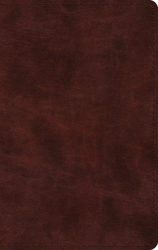 ESV Large Print Thinline Bible (Trutone, Mahogany)