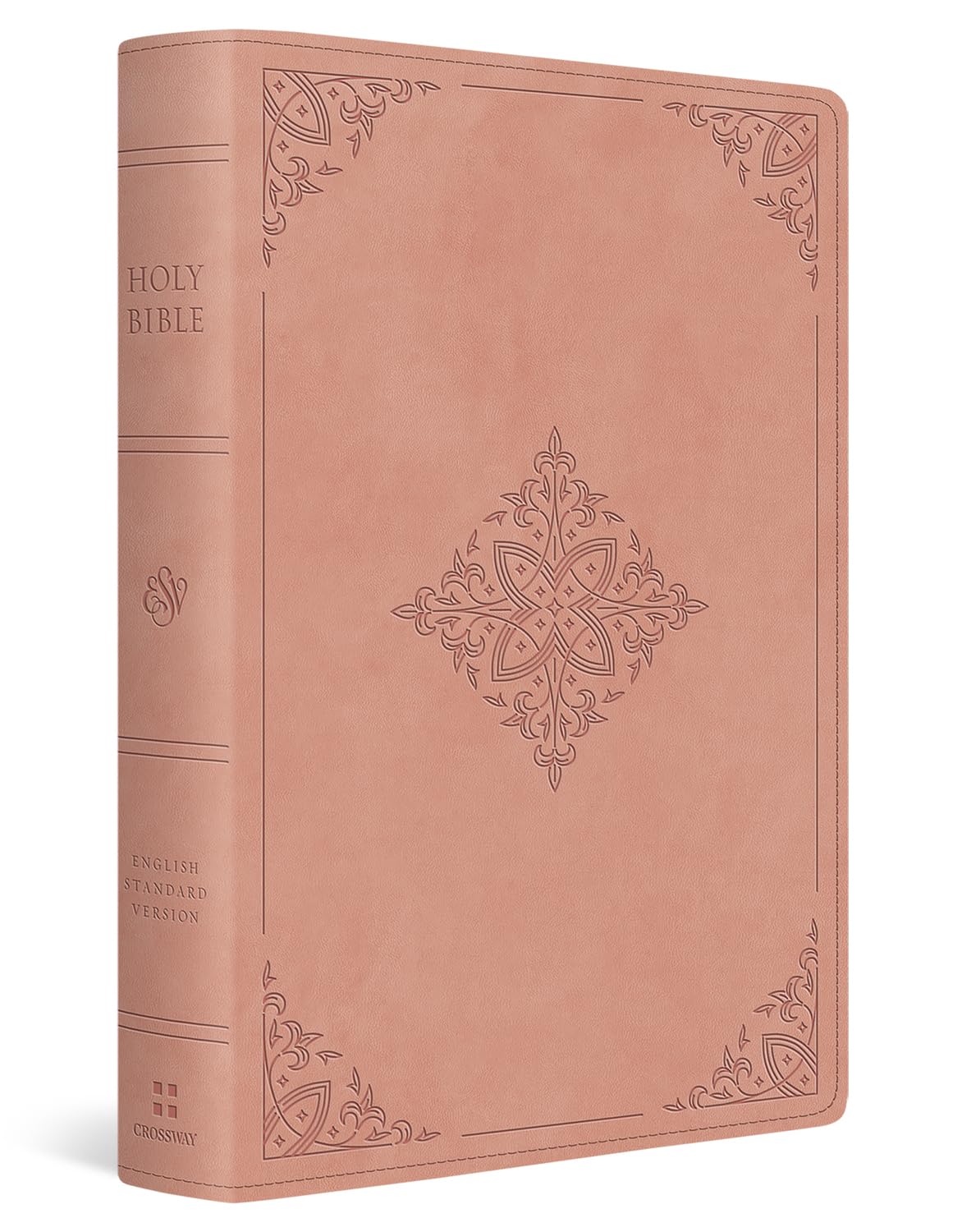 ESV Holy Bible: Dyslexia-Friendly Edition (Trutone, Blush Rose, Fleur-De-Lis Design)