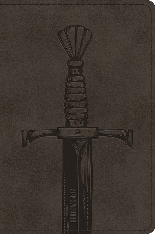 ESV Compact Bible (Trutone, Silver, Sword Design)
