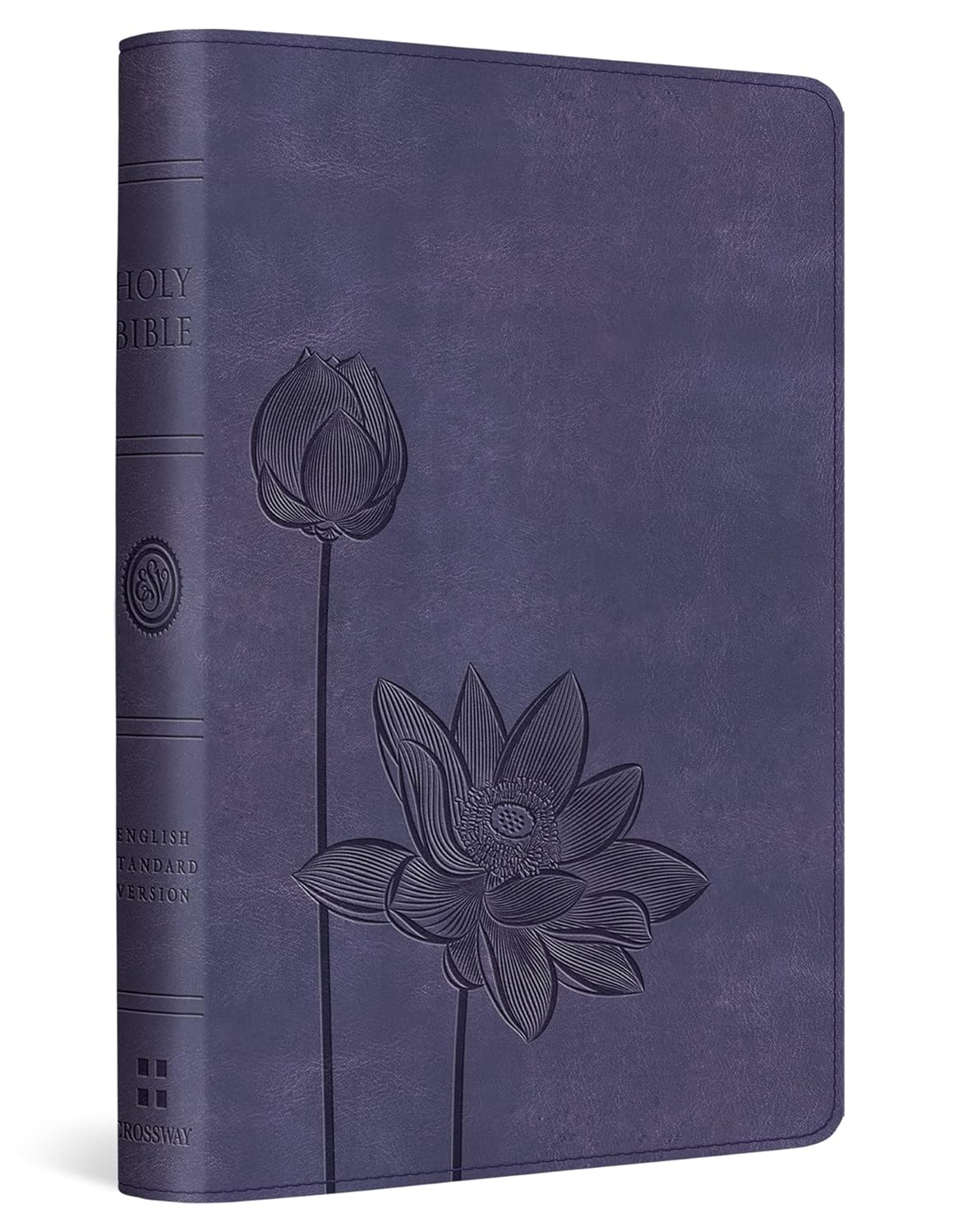 ESV Compact Bible (Trutone, Lavender, Bloom Design)