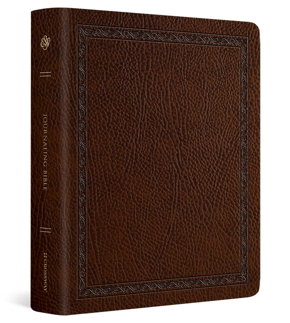 ESV Journaling Bible (Bonded Leather, Mocha, Threshold Design)