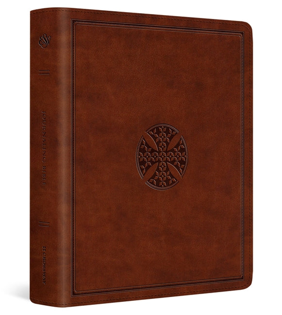 ESV Journaling Bible (Trutone, Brown, Mosaic Cross Design)