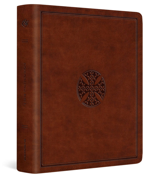 ESV Journaling Bible (Trutone, Brown, Mosaic Cross Design)