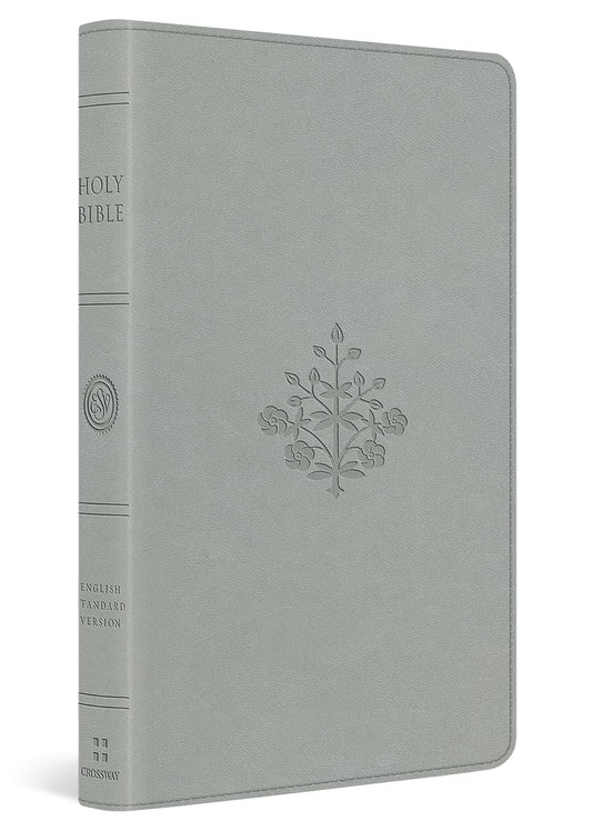ESV Large Print Value Thinline Bible (Trutone, River Stone, Branch Design)