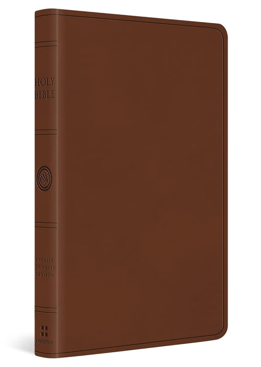 ESV Large Print Value Thinline Bible (Trutone, Camel)