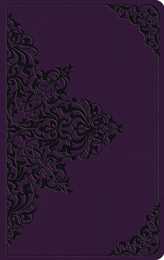 ESV Large Print Value Thinline Bible (Trutone, Lavender, Filigree Design)