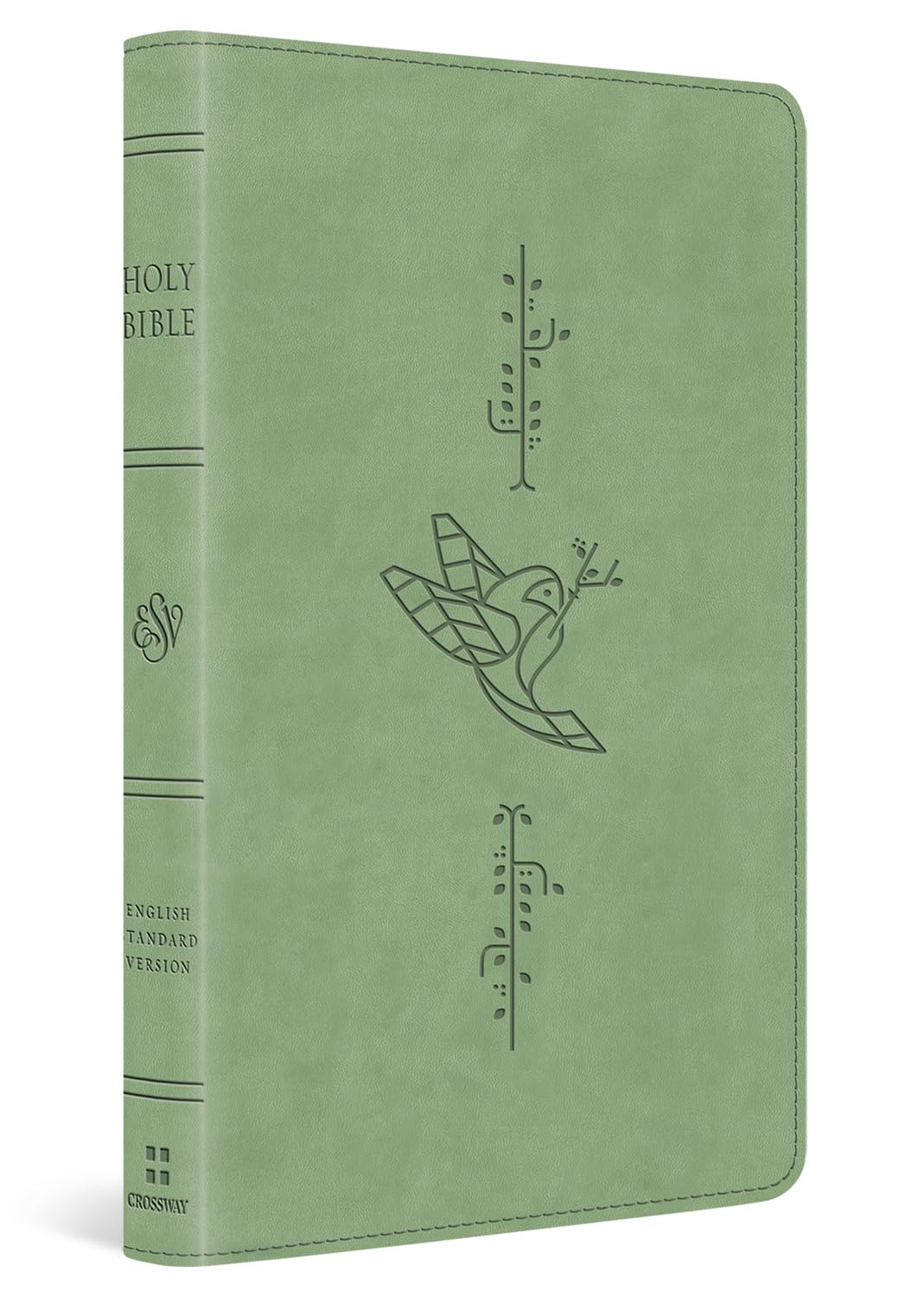 ESV Kid's Bible, Thinline, Red Letter (Trutone, Light Green, Bird of the Air Design)