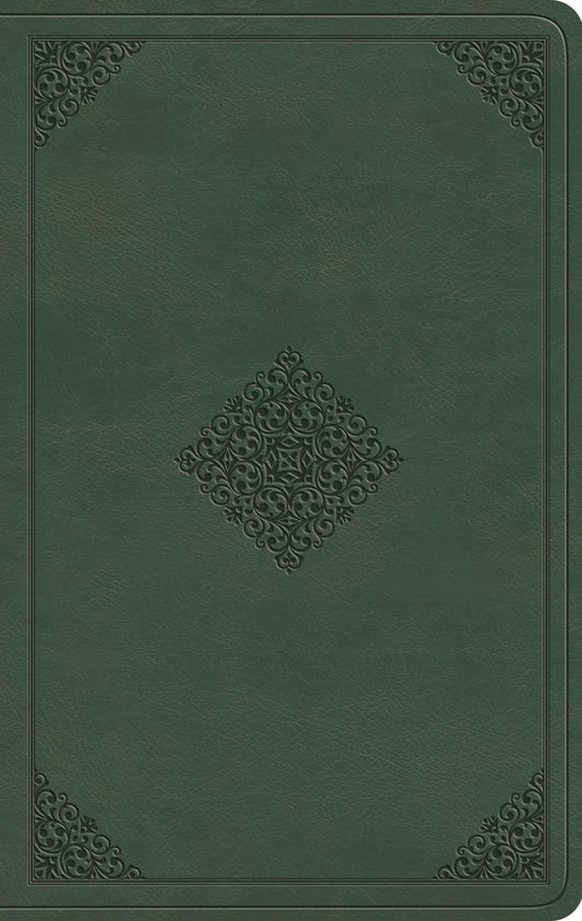 ESV Large Print Value Thinline Bible (Trutone, Quiet Forest, Ornament Design)