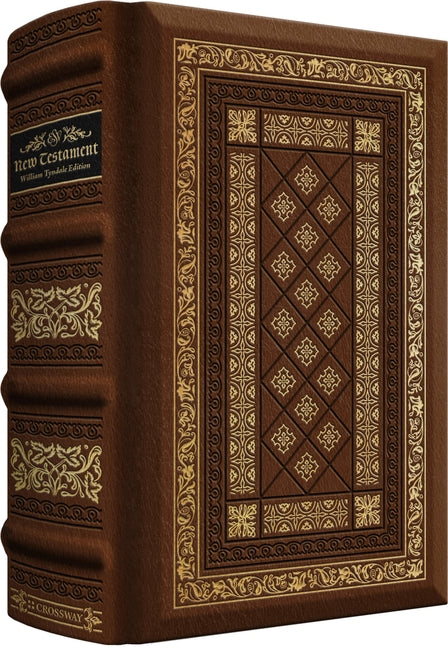 ESV New Testament with Illuminated Drop Caps: William Tyndale Commemorative Edition (Leather Over Board)