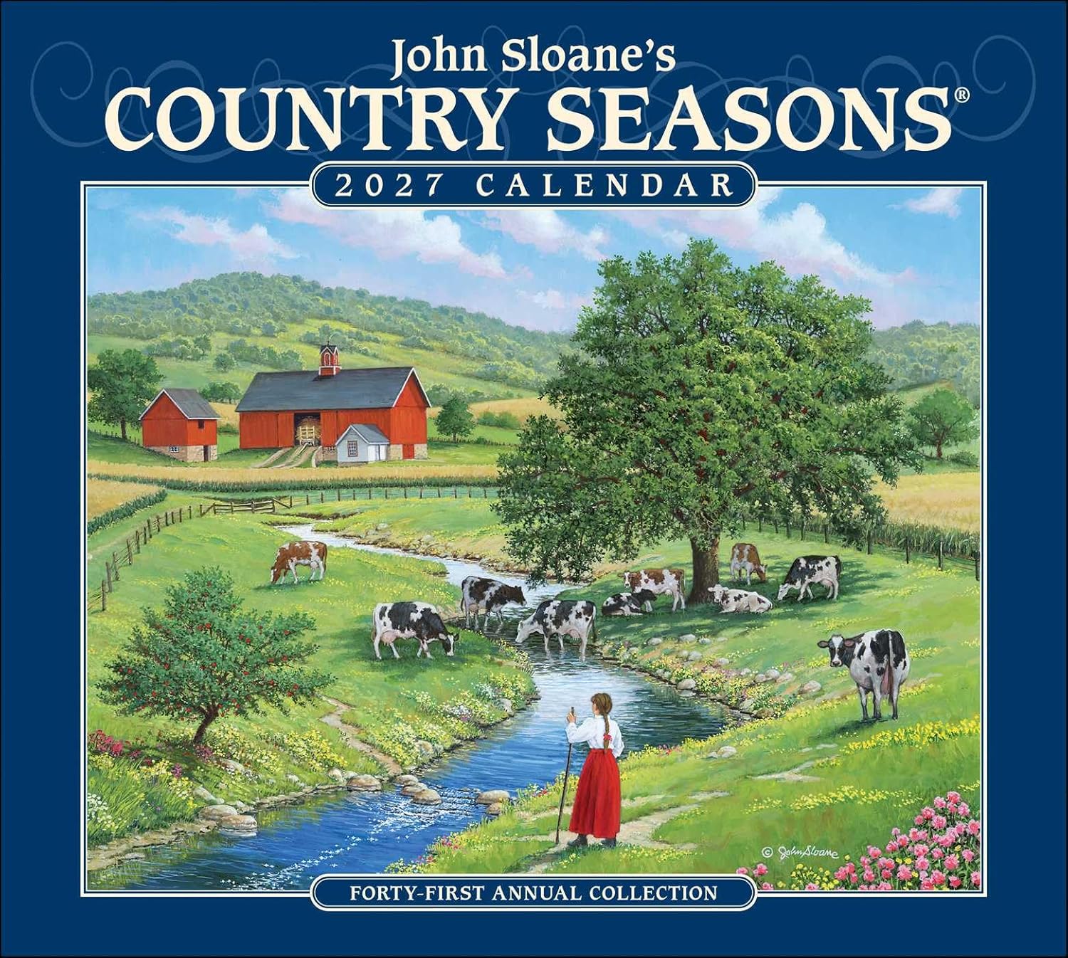 John Sloane's Country Seasons(r) 2027 Deluxe Wall Calendar: Forty-First Annual Collection